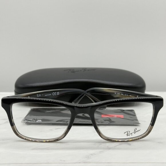 Ray-Ban RB5279 5540 Black Fade Horn Eyeglass Frames 53-18 READ - Picture 1 of 11